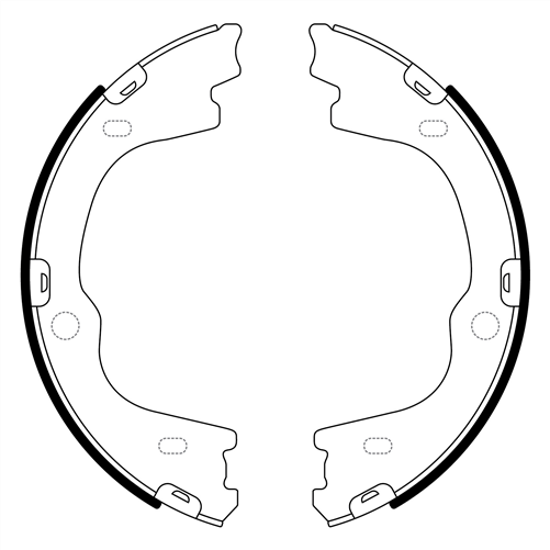 MOBIS HAND BRAKE SHOES HYUNDAI H1 58350-4HA00