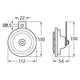 Hella Disc Horn 24V 115Db 6002