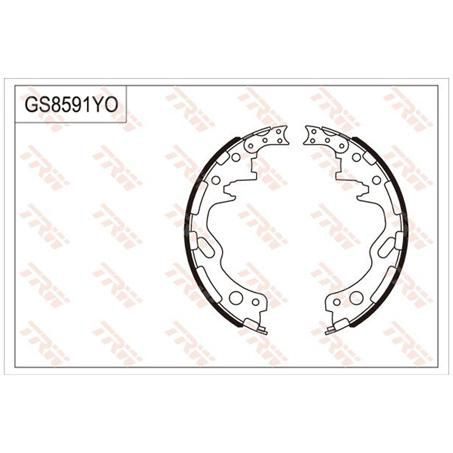 TRW Brake Shoe 220mm x 61.4mm