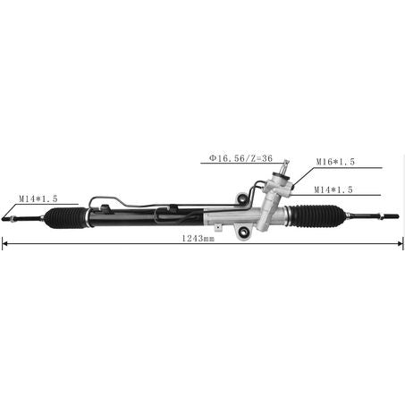 SAS AUTO PARTS STEERING R  P ASSY HYUNDAI H1 H10 SR6400