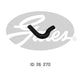 Gates Radiator Top Hose DATSUN 120Y B210  1.2L A12 02-950