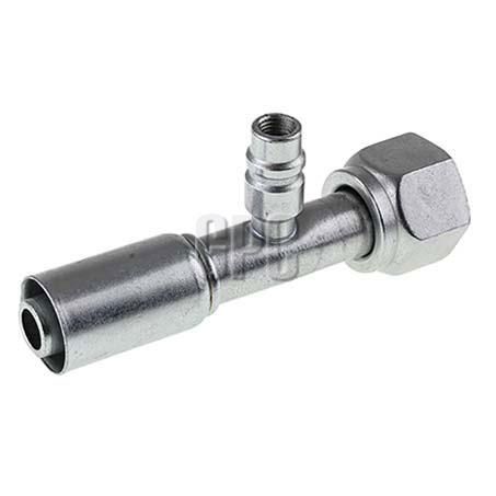 Atco Steel Fitting # 10 FOR - Reduced Beadlock #10 Straight With R134a Port SRX1303-3