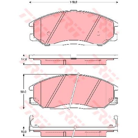 TRW Brake Pad Set