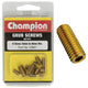 CHAMPION AUTO PARTS Champion Grub Screw Pack Assorted CBB7