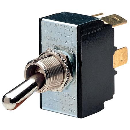 Narva Heavy Duty Toggle Switch Off/On DPST (Contacts Rated 25A @ 12V)