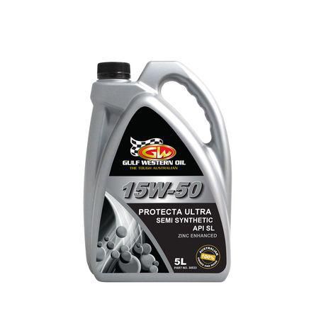 Gulf Western PROTECTA ULTRA 15W-50 ENGINE OIL - 5L 30533