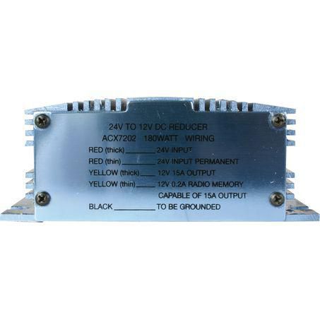 OEX Voltage Reducer 24V To 12V - Switch Mode Single Circuit - 15A (With Me