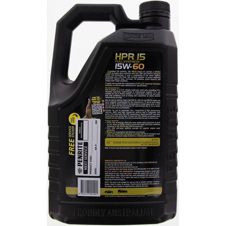 Penrite HPR 15 15W-60 Engine Oil 5L