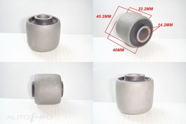 RUBR FR LWR SHOCK BUSH TOY PRADO 90-120 SER HILUX 180 SER - 90903-89012