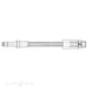 OE+ BRAKE HOSE R BMW 265MM pbh12489