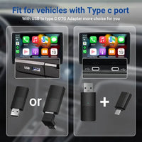 Ottocast Wireless CarPlay & Android Auto USB Adapter | Mini 2-in-1 Dongle for Factory Wired Systems