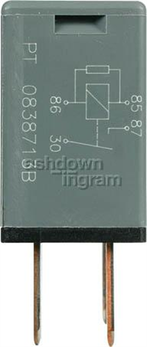 OEX Micro Relay 12V 20A 4 Pin Resistor Protected - 1Pce