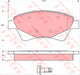 TRW Brake Pad Set