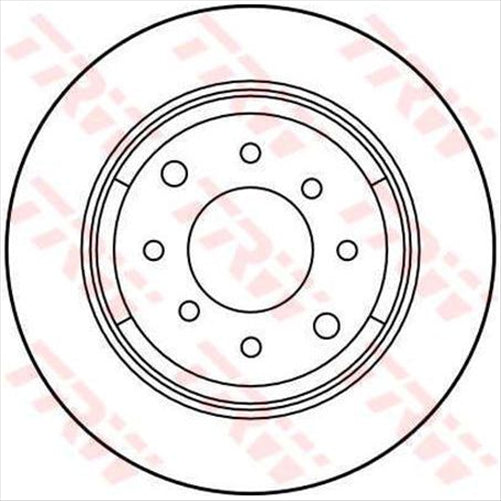 TRW Disc Brake Rotor 267mm x 7.5 Min