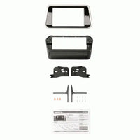 Nissan Sentra / Sunny / Pulsar 2020+ Double DIN Dash Kit | Gloss Black & Silver Trim | Radio Installation