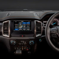 Ford Ranger PX2/PX3 Sync 3 Fitting Kit (2015-2022) | 8" Display Retention, Black Facia & Harness