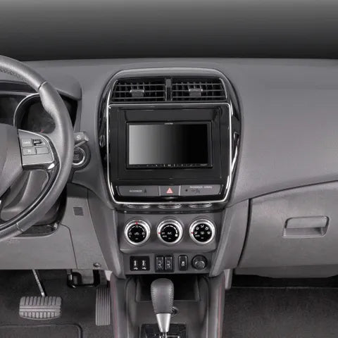 Mitsubishi ASX 2020 Onwards Double DIN Dash Kit | Black Facia Panel & Installation Kit