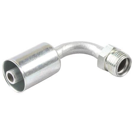 Atco Aluminium Fitting # 8 MIOR - Beadlock #8 90° BLX1822