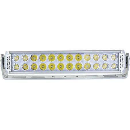 Great Whites Attack 18 inch Dual Row 24 LED Light Bar with Backlight GWD5244A