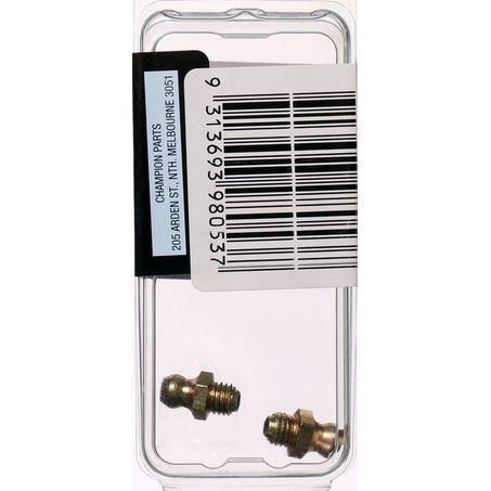 CHAMPION AUTO PARTS Champion Grease Nipple 1/4in. UNF BH053