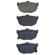 RDA BRAKES RDA GP Max General Purpose Low Metallic Brake Pad Set RDB1174