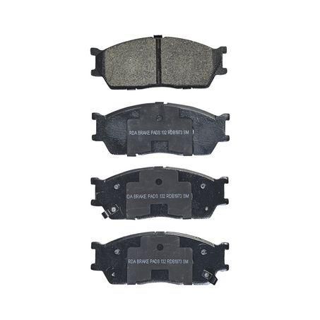RDA GP MAX LOW METALLIC BRAKE PAD SET KIA RIO RDB1973