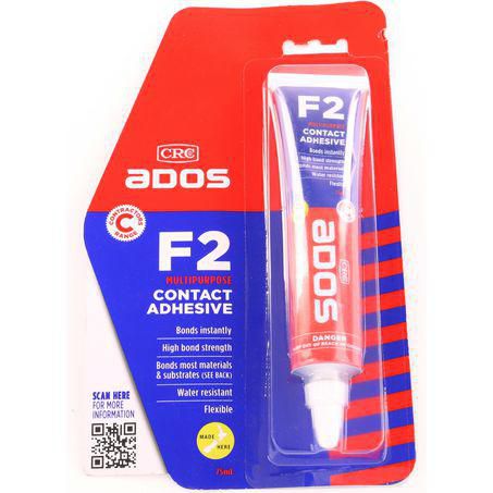 ADOS ADHESIVES ADOS F2 Multipurpose Contact Adhesive 75ml 8003
