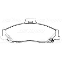 XP FRONT DISC BRAKE PADS - MAZDA B SERIES B2500, B2600 4WD 99-