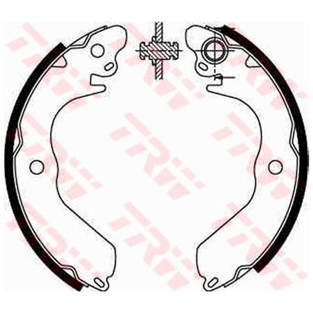 TRW Brake Shoe 180mm x 37mm