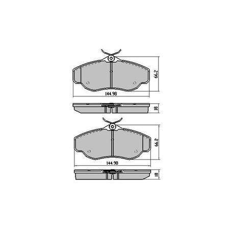 RDA PHANTOM CERAMIC BRAKE PAD SET LAND ROVER RDC1336