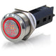 Hella Stainless Steel Buzzer W/LED Ring 12V 8HG958456001