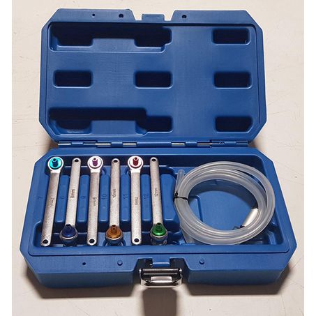 SAS AUTO PARTS BRAKE BLEEDER WRENCH SET 7PCS TL-STC3825