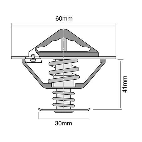 TRIDON THERMOSTAT HIFLOW 82"" TT410-180