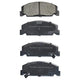 RDA BRAKES RDA GP Max General Purpose Low Metallic Brake Pad Set RDB1259
