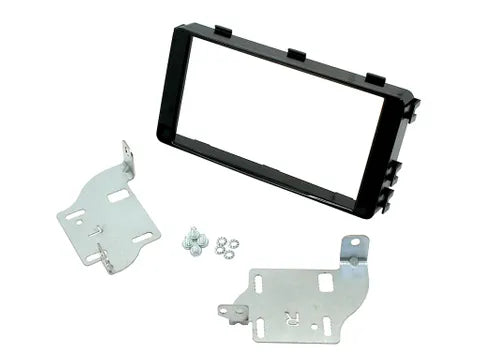 Metra 95-7539B Gloss Black Double DIN Dash Kit | 2013-2021 Mitsubishi Outlander