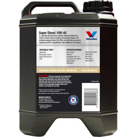 VALVOLINE Super Diesel 10W-40 10L
