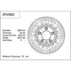 TRW Disc Brake Rotor 349.8mm x 32 Min RH