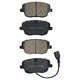 RDA BRAKES RDA GP Max General Purpose Low Metallic Brake Pad Set RDB2285