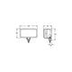 HELLA Halogen Driving Light Rectangle 12V Flood Beam - Each 1309