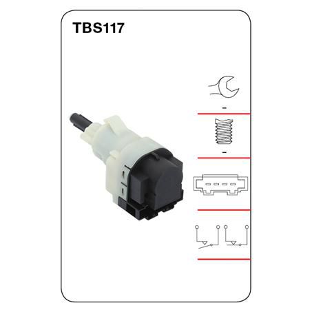 TRIDON BRAKE LIGHT SWITCH TBS117