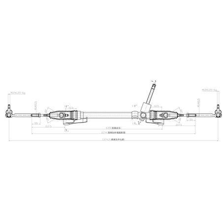 SAS AUTO PARTS SAS Steering Rack Assembly SR3001