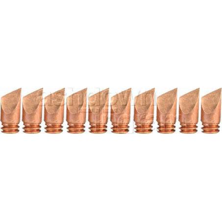 OEX 6.4mm Copper Tips To Suit Scope Soldering Irons - 10Pce ACX6113