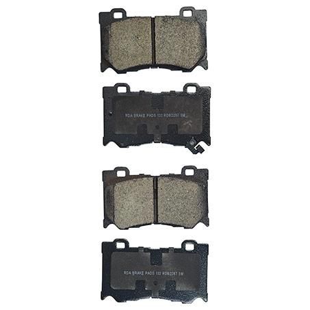 RDA BRAKES RDA GP Max General Purpose Low Metallic Brake Pad Set RDB2287