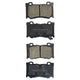 RDA BRAKES RDA GP Max General Purpose Low Metallic Brake Pad Set RDB2287