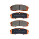 RDA BRAKES RDA GP Max General Purpose Low Metallic Brake Pad Set RDB413