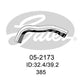 Gates Radiator Hose Lower 05-2173