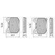 RDA PHANTOM CERAMIC BRAKE PAD SET MITSUBISHI NISSAN SUBARU RDC2160