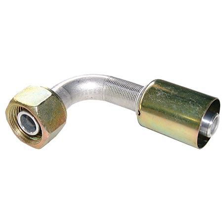Atco Aluminium Fitting # 10 FOR - Beadlock #10 90° BLX1323