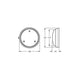 HELLA 12V Interior Light Incandescent Surface Mount 2617