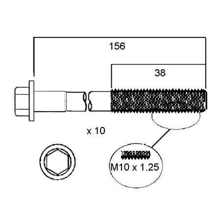 PERMASEAL Cylinder Head Bolt Set
